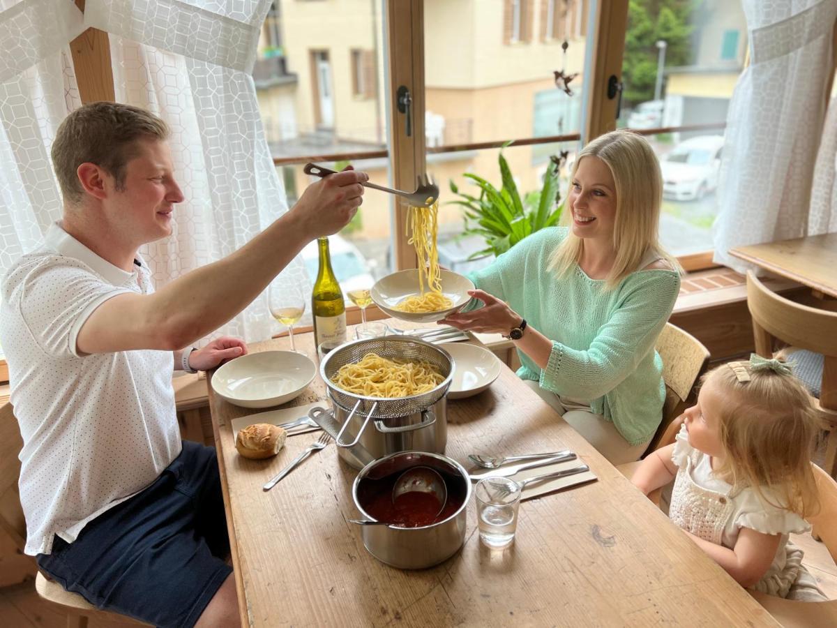 Spannort Family Home With Common Kitchen And Self Check-In Энгельберг Экстерьер фото